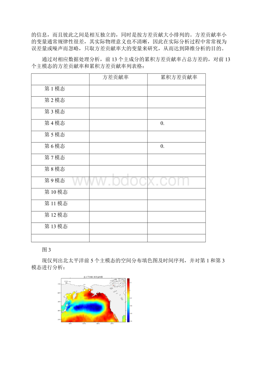 北太平洋SST19801992的EOF分解及初步分析.docx_第3页