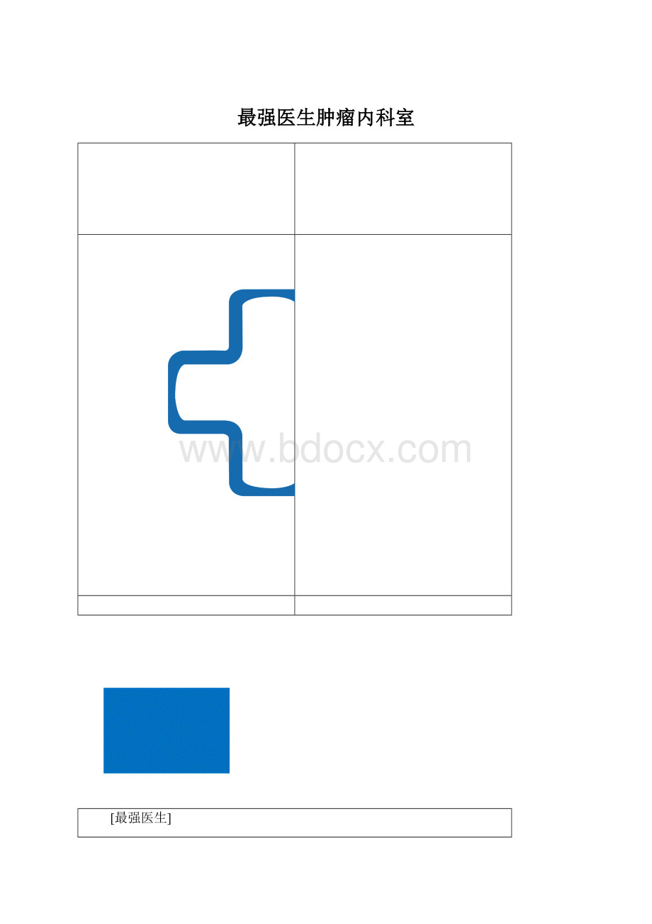 最强医生肿瘤内科室.docx_第1页