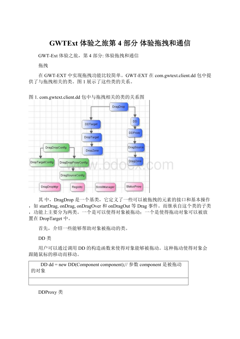 GWTExt 体验之旅第 4 部分 体验拖拽和通信Word文档格式.docx_第1页