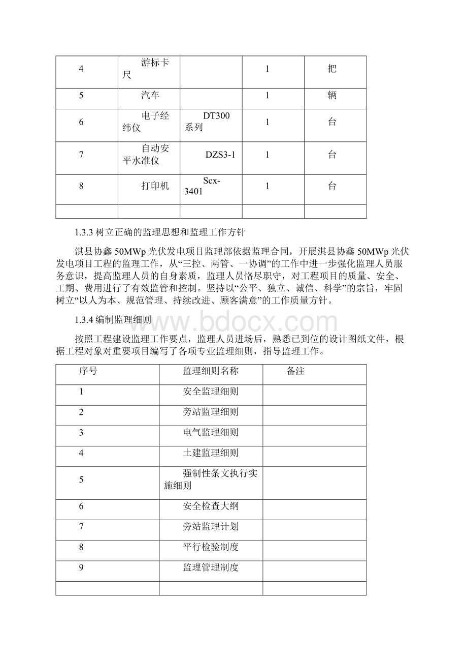 光伏项目监理工作总结文档格式.docx_第3页