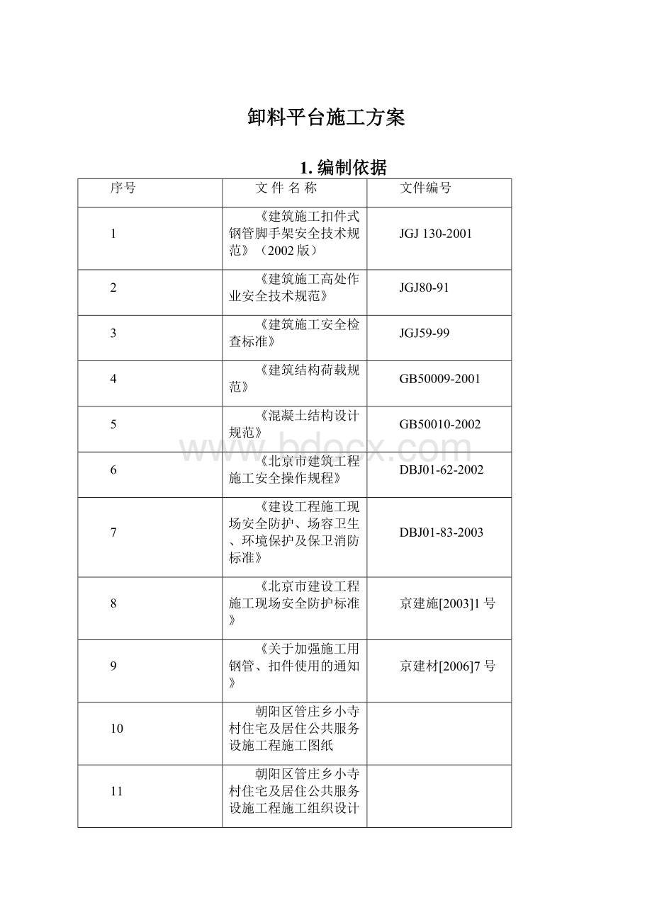 卸料平台施工方案.docx_第1页