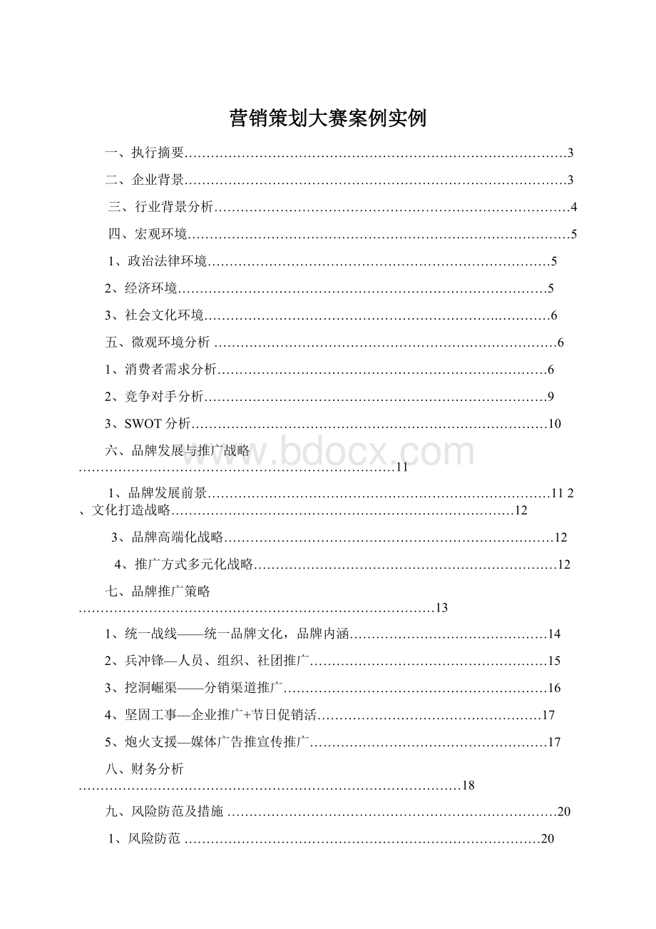 营销策划大赛案例实例.docx_第1页