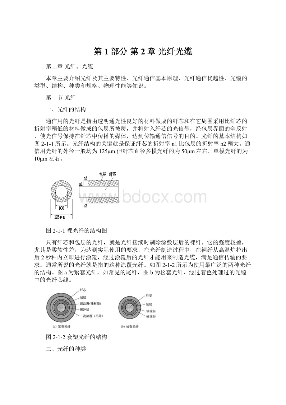 第1部分第2章光纤光缆.docx_第1页