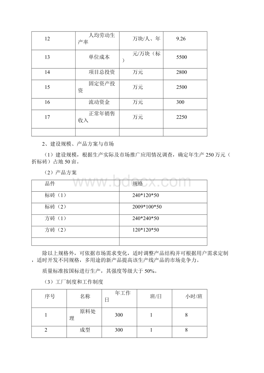 年350万块折标砖广场砖生产线可行性分析报告.docx_第3页