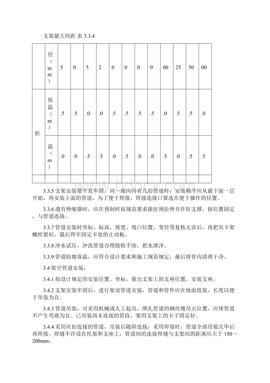 室外采暖管道安装方案设计Word文档下载推荐.docx_第3页