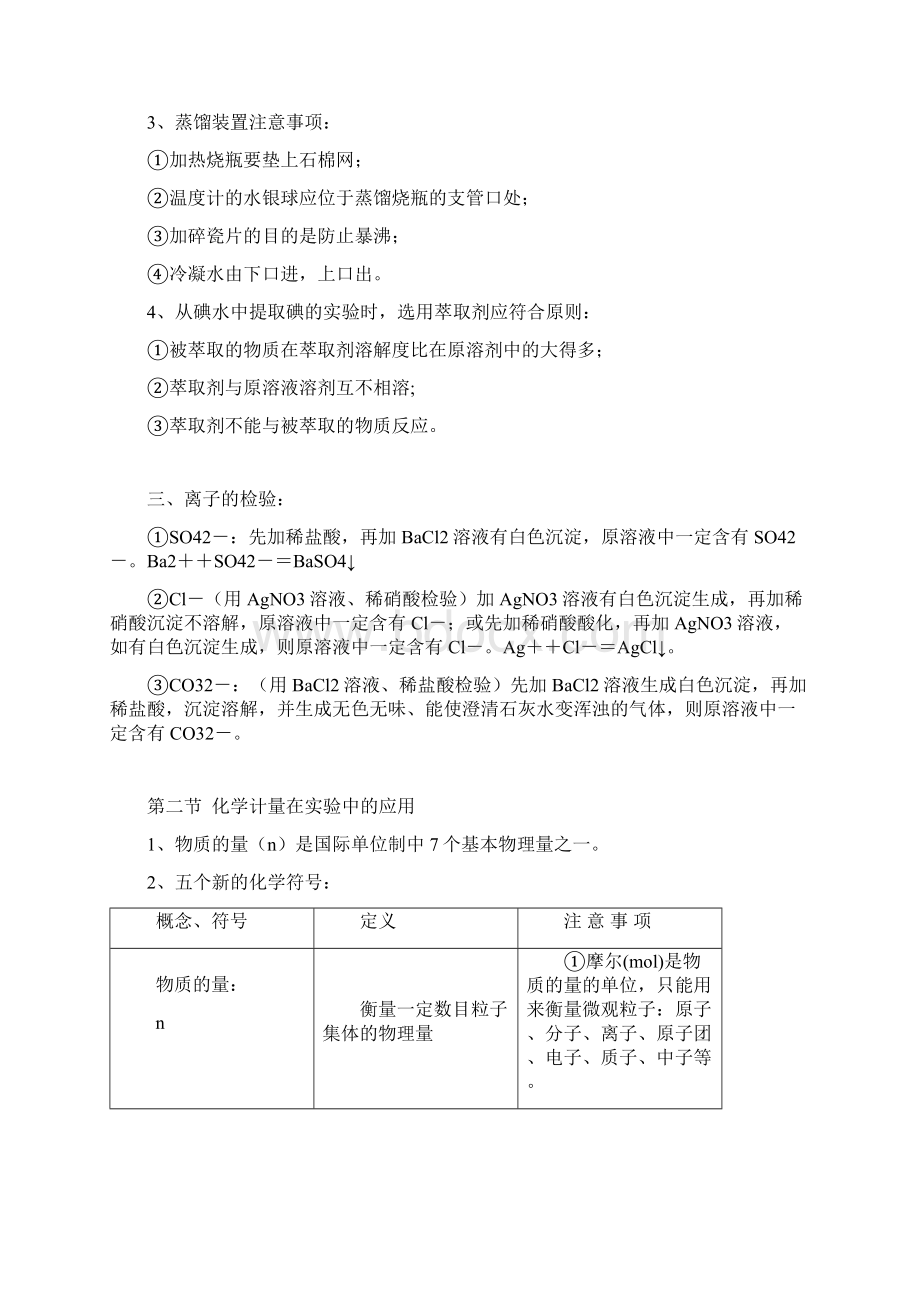 高中化学必须掌握的重点知识点汇总Word格式文档下载.docx_第2页