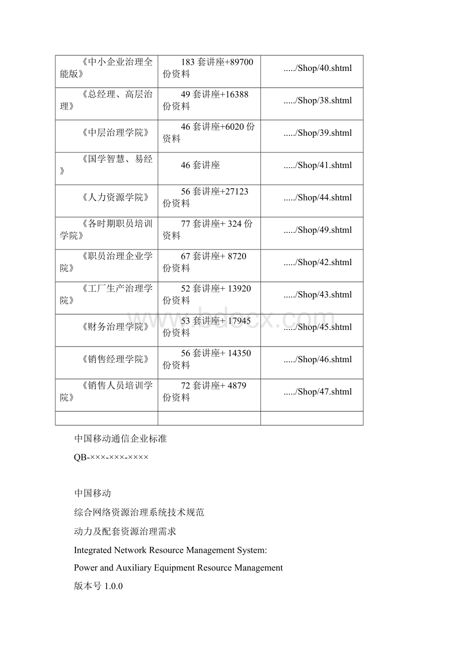 中国移动综合网络资源管理系统技术规范本件.docx_第2页