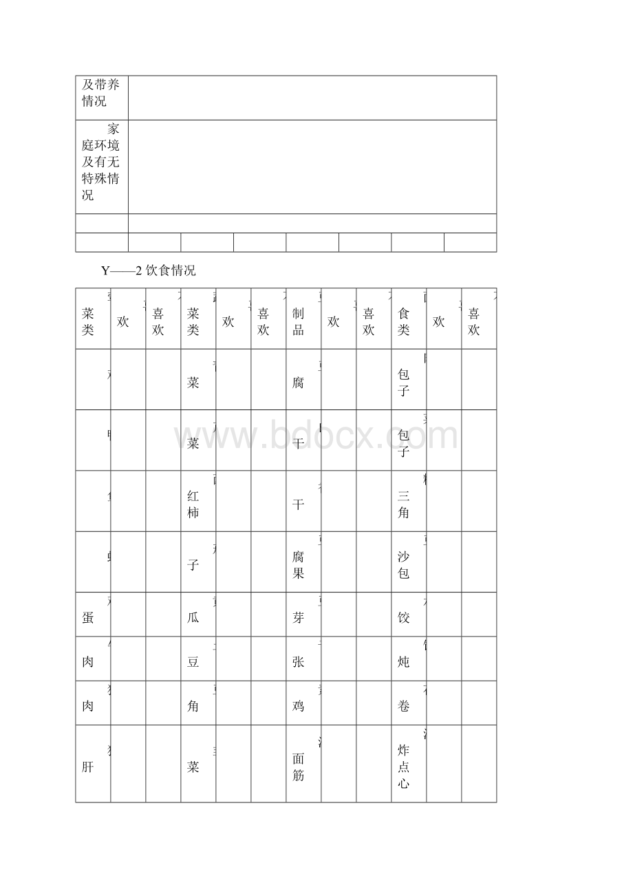 幼儿园实用常用表格Word格式文档下载.docx_第2页