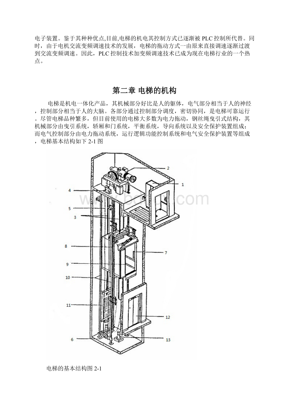 毕业设计PLC控制的三层电梯升降系统设计.docx_第3页