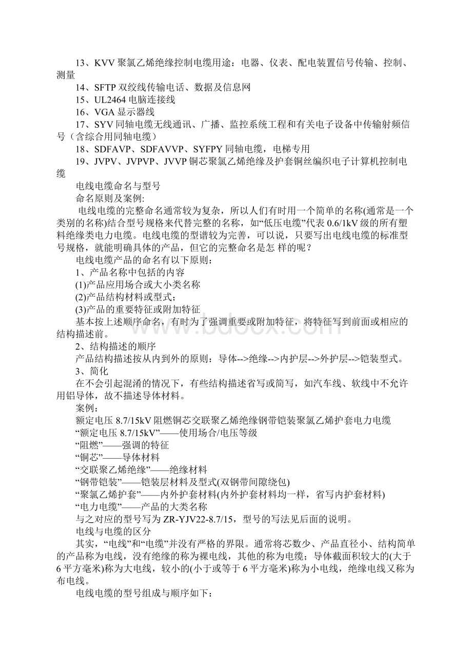 电缆型号及其应用Word文档格式.docx_第3页