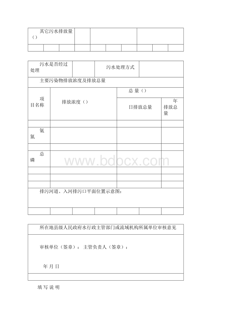 入河排污口登记表Word下载.docx_第3页