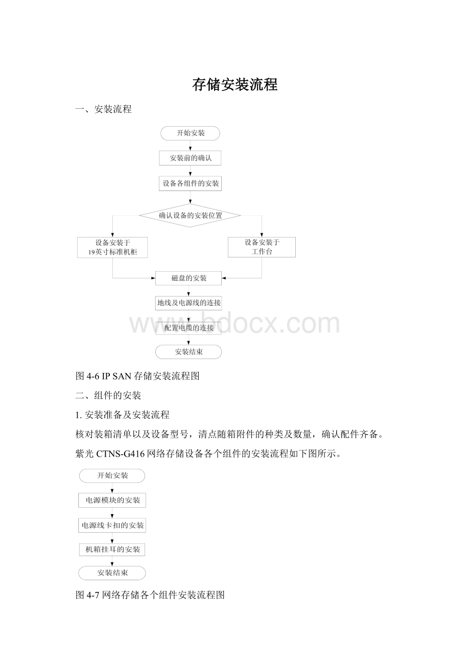 存储安装流程Word下载.docx