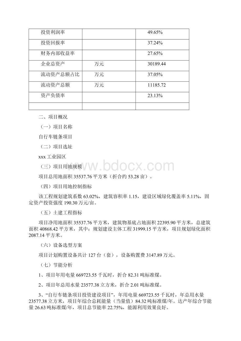 自行车链条项目可行性研究报告.docx_第3页