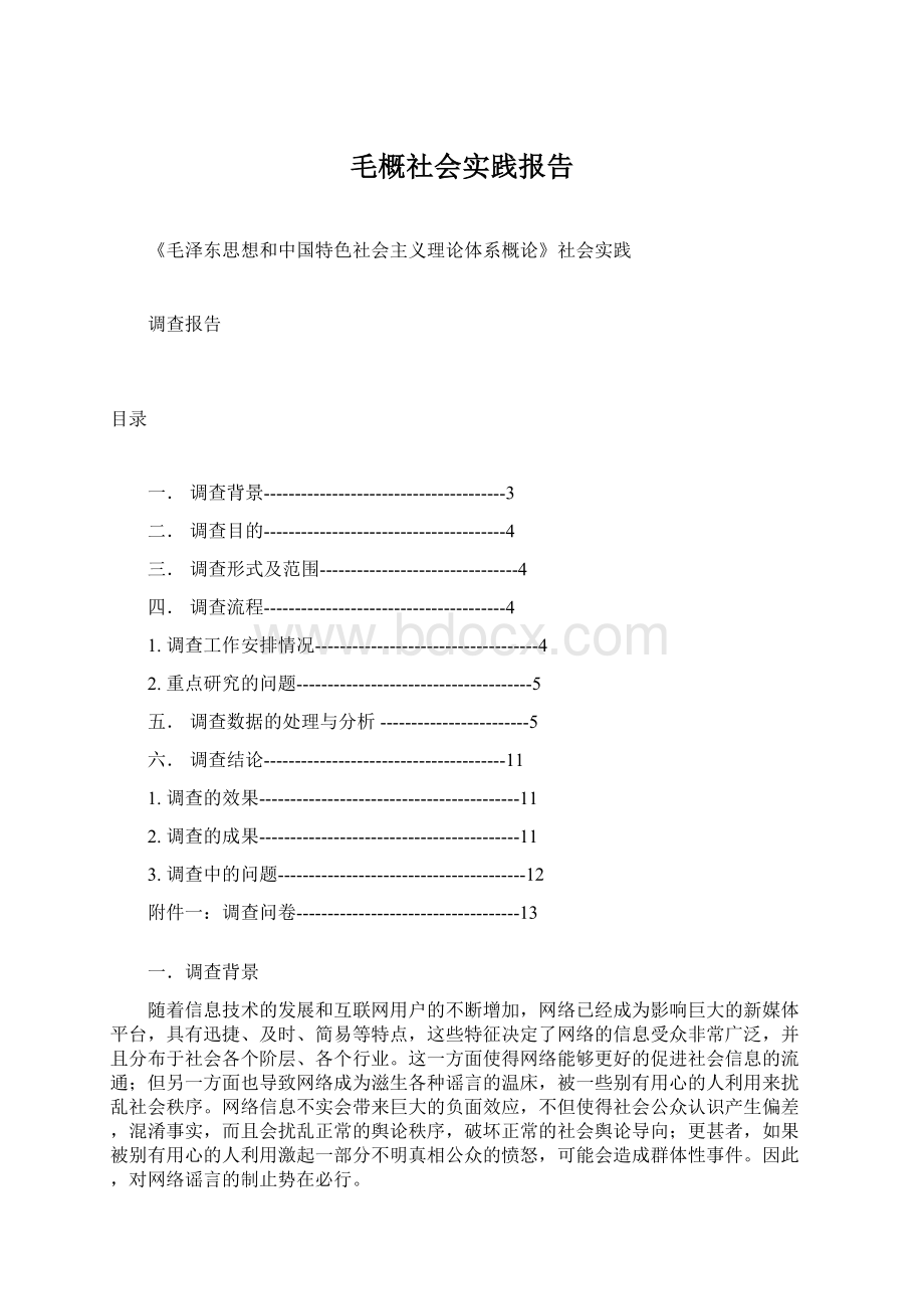 毛概社会实践报告.docx_第1页