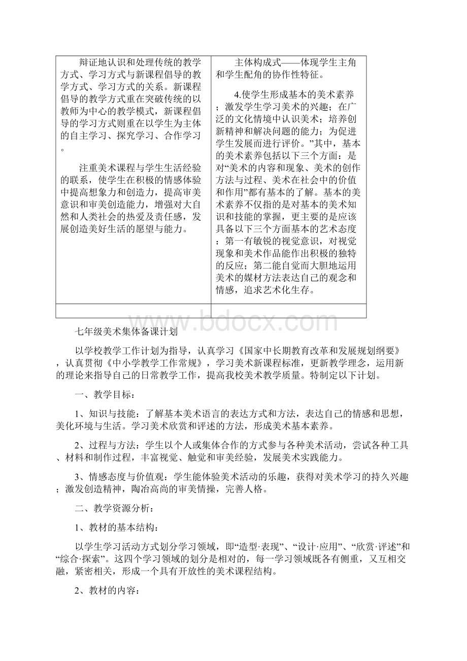 人教版新版七年级美术下册教案全册.docx_第2页