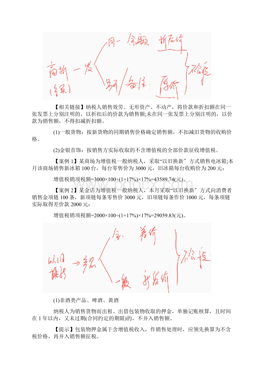 初级会计职称《经济法基础》增值税法律制度四Word文档格式.docx_第3页