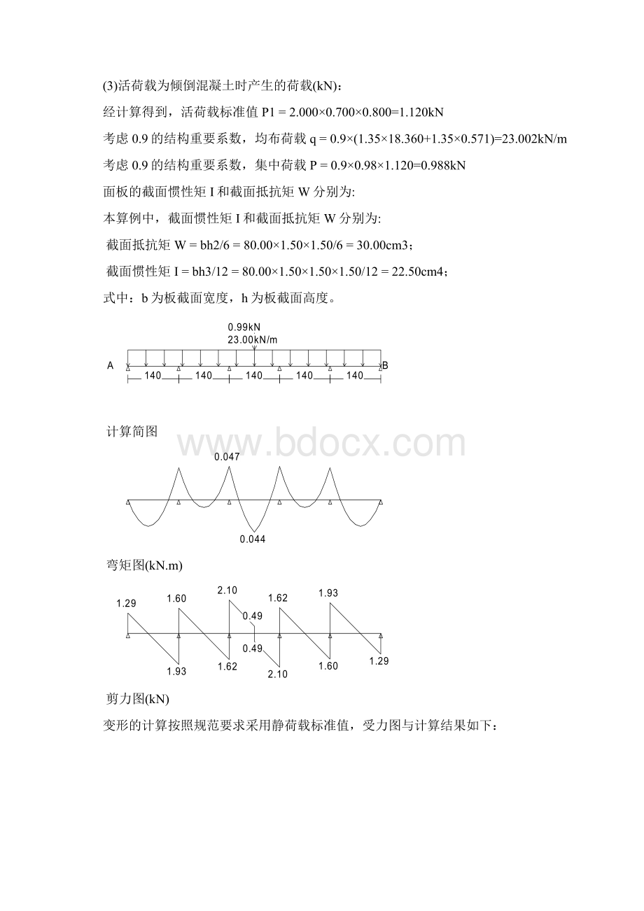 梁模板扣件钢管高支撑架计算书Word文档下载推荐.docx_第3页