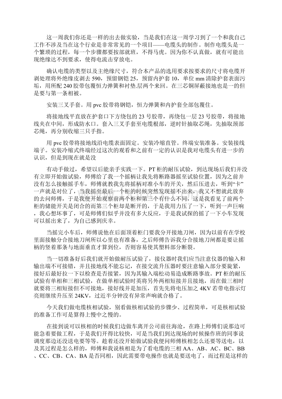 精选实习周记范文5篇.docx_第3页