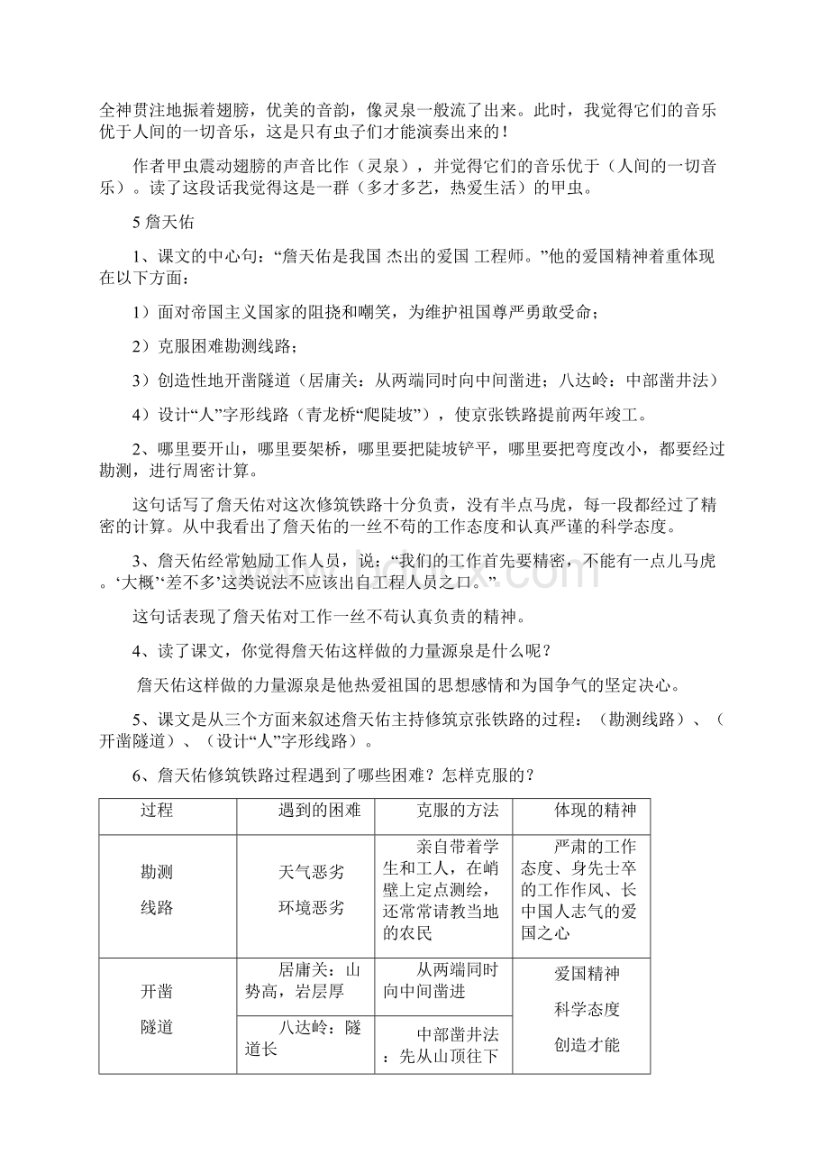 第十一册语文精读课文复习资料.docx_第2页