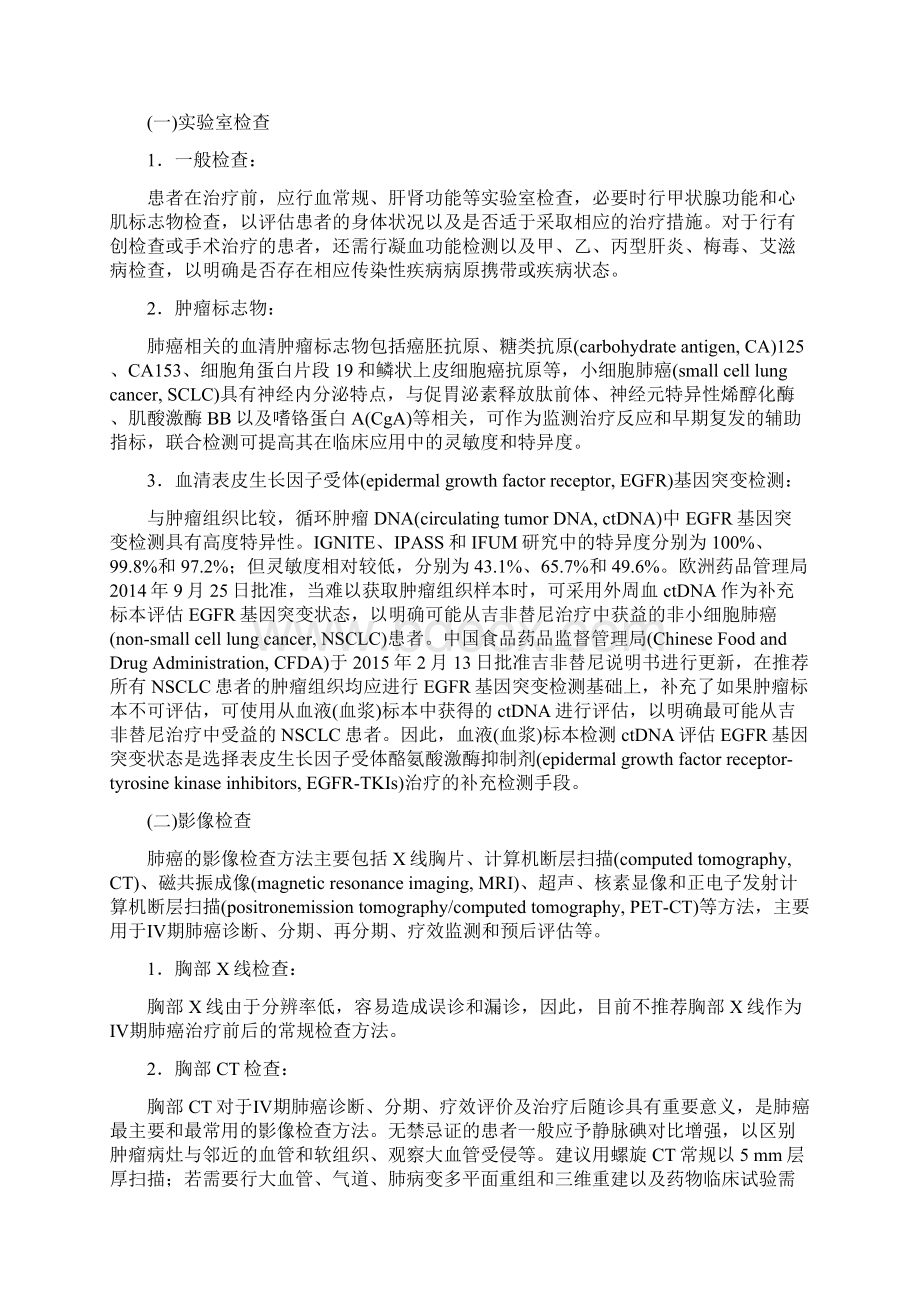 版Ⅳ期原发性肺癌中国治疗指南最全版文档格式.docx_第2页