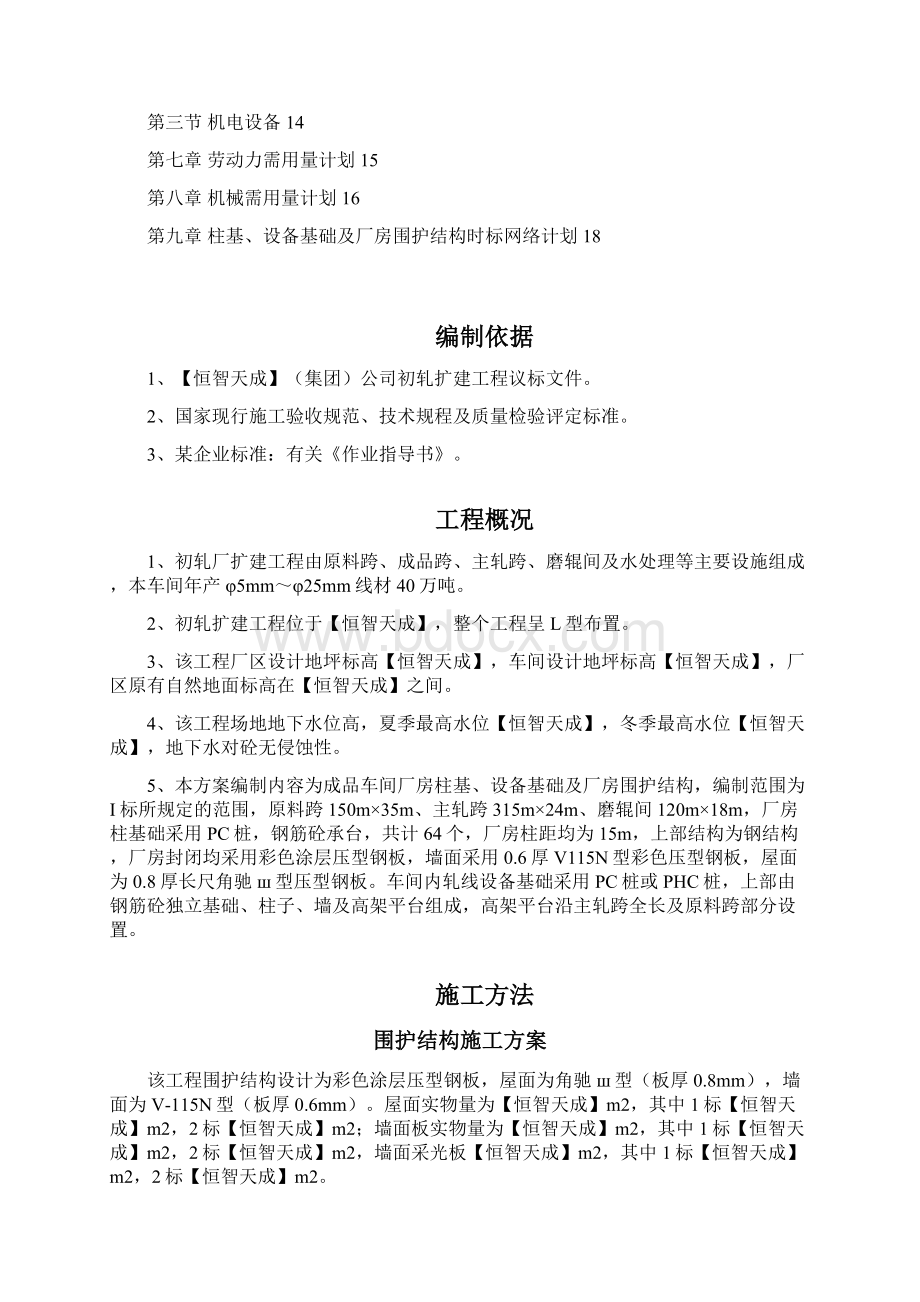 初轧厂扩建成品车间工程施工组织设计方案.docx_第2页