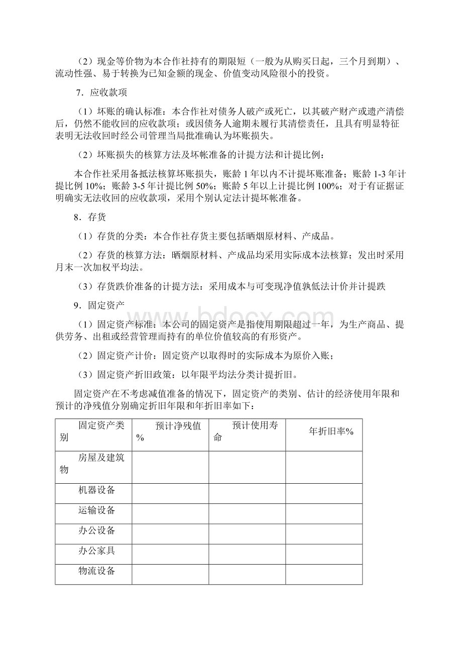 xx专业合作社会计报表附注Word下载.docx_第2页