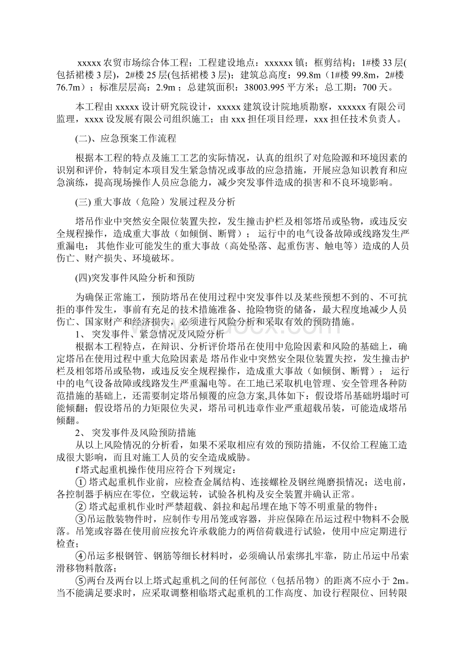 塔吊安全使用事故应急预案.docx_第2页