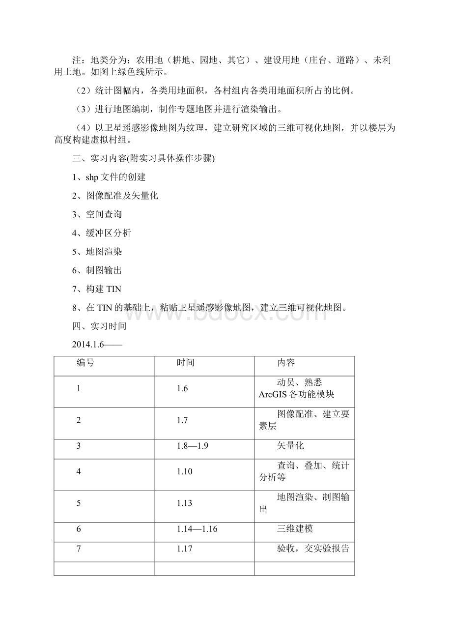 ArcGIS实习报告文档格式.docx_第2页