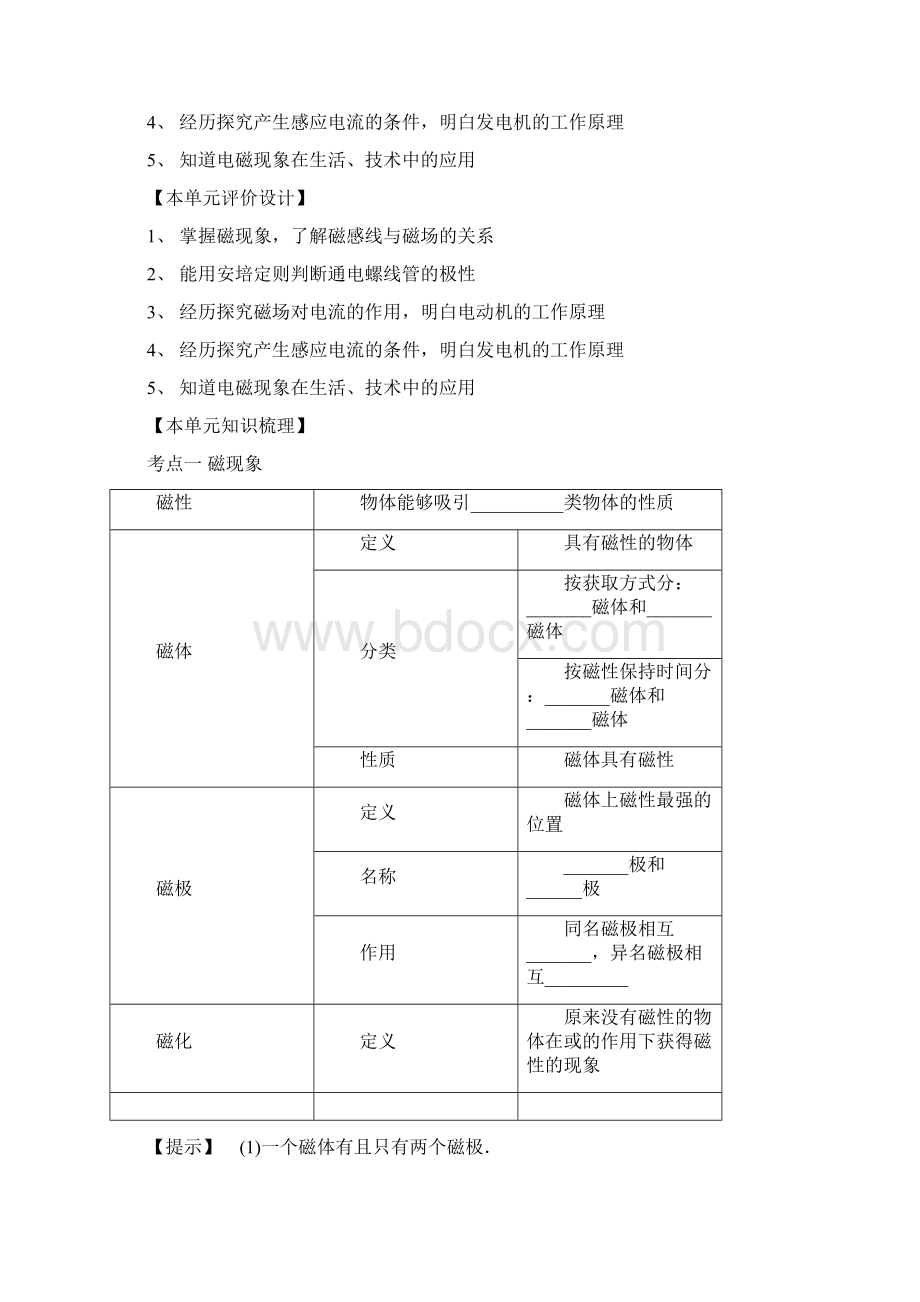 第一轮物理复习19电与磁Word文件下载.docx_第2页