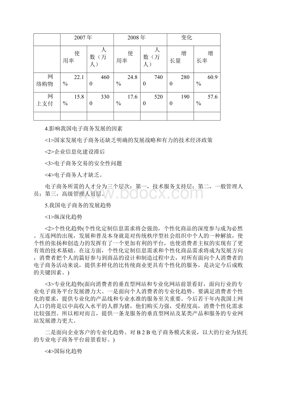 电子商务大学生职业规划文档格式.docx_第3页