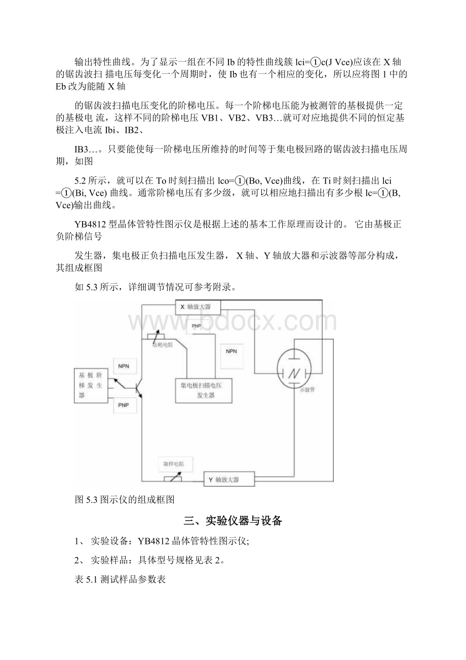 5晶体管特性图示仪测三极管直流全参数.docx_第3页