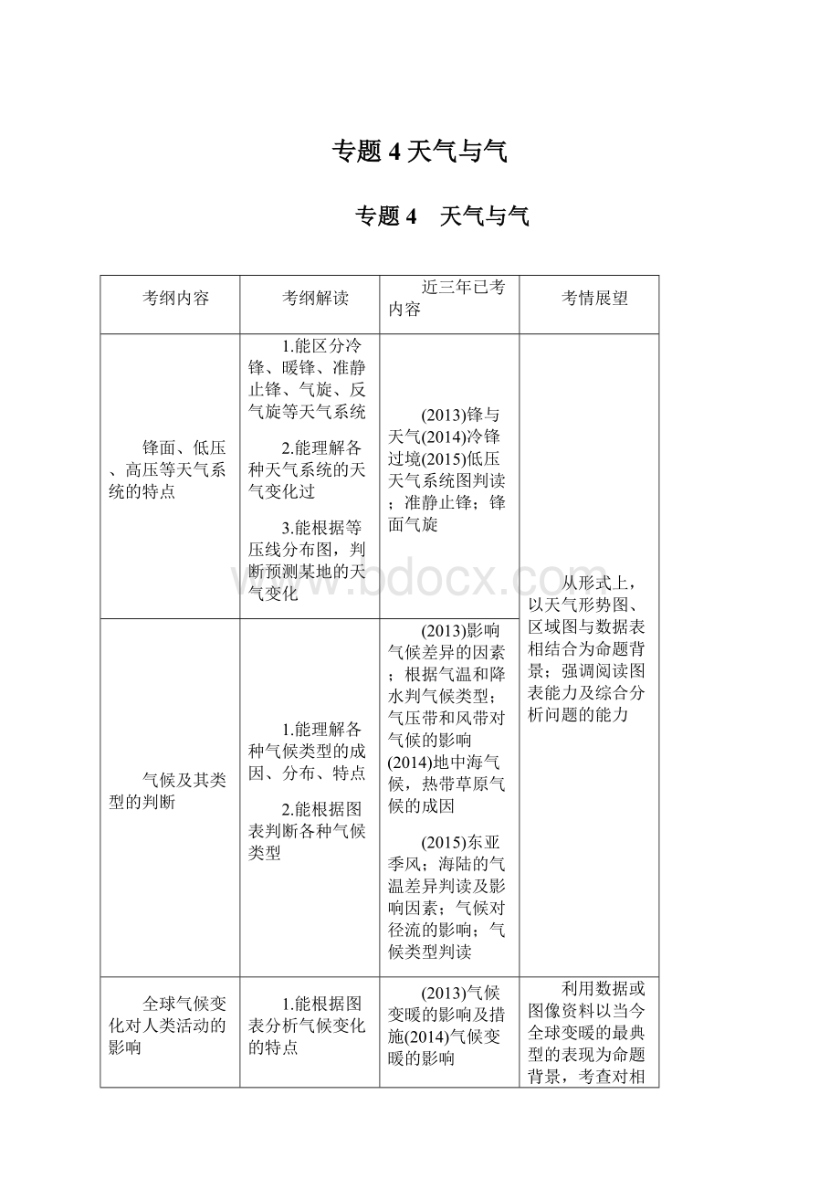 专题4天气与气Word文档下载推荐.docx_第1页