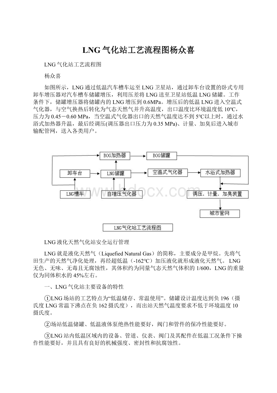 LNG气化站工艺流程图杨众喜.docx