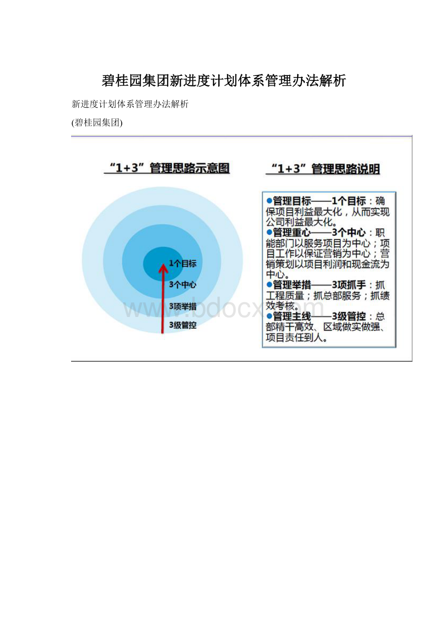 碧桂园集团新进度计划体系管理办法解析Word格式文档下载.docx