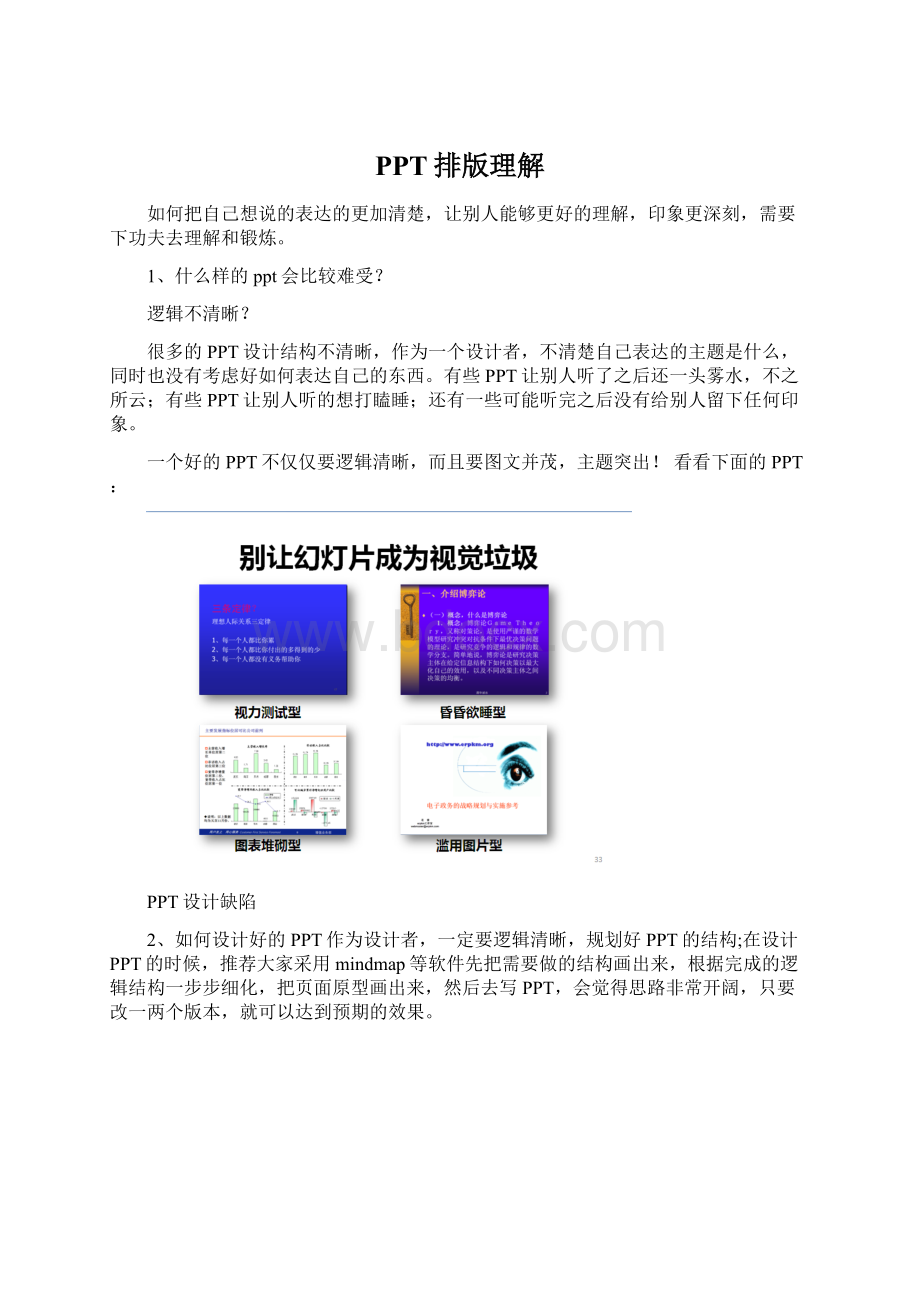 PPT排版理解.docx