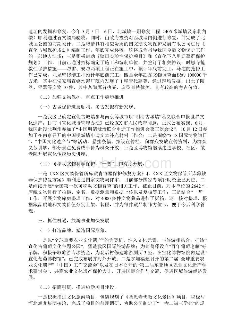 文化单位工作总结文档格式.docx_第3页