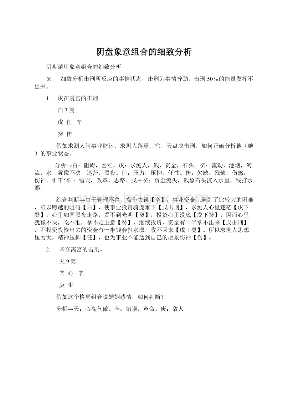 阴盘象意组合的细致分析文档格式.docx