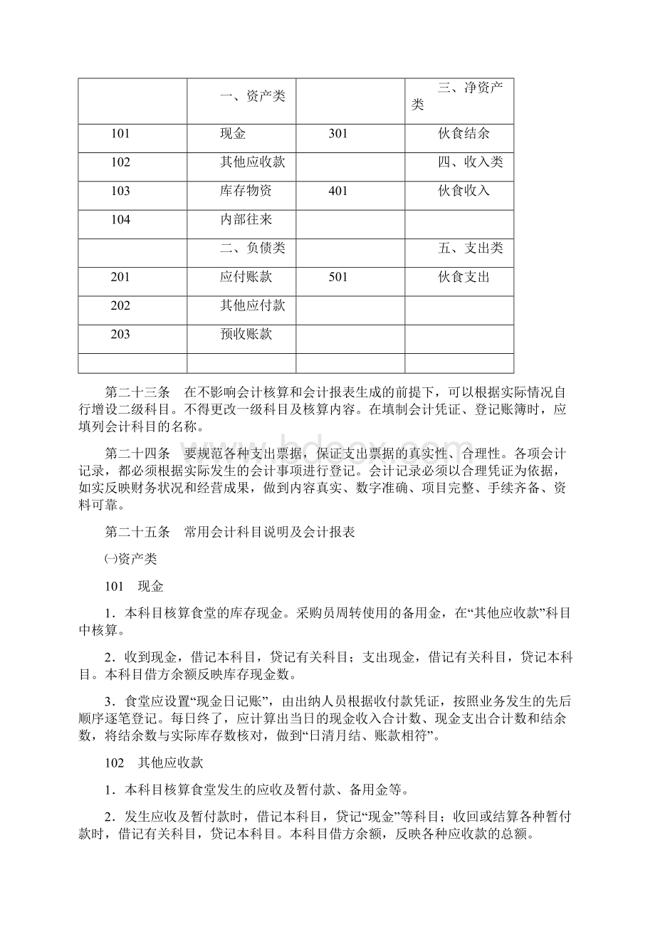 职工食堂财务管理及会计核算办法Word格式.docx_第3页