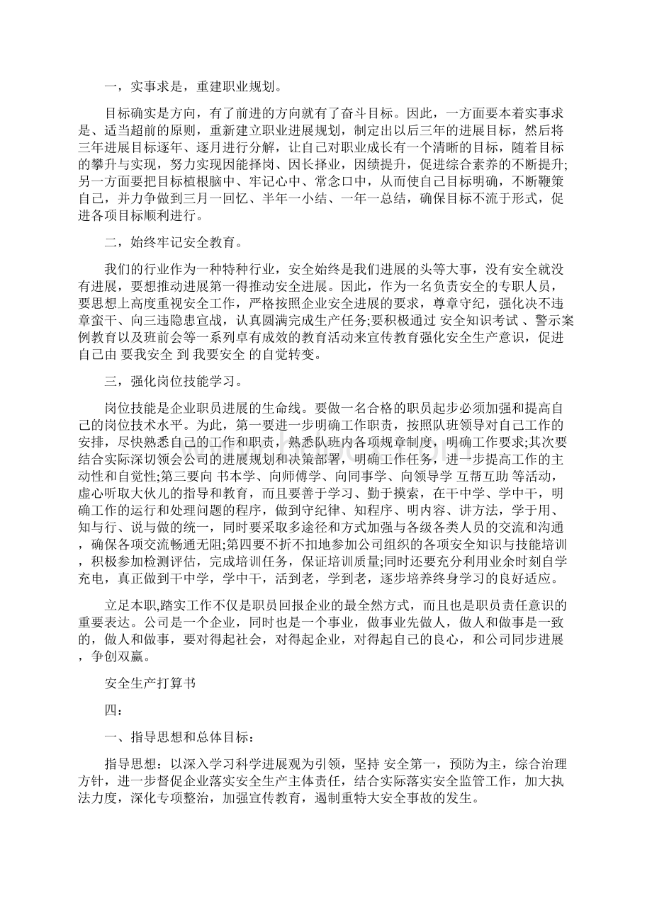 安全生产计划书.docx_第3页