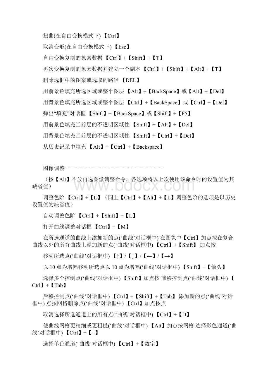 PhotoShopCS4快捷键最全版.docx_第2页