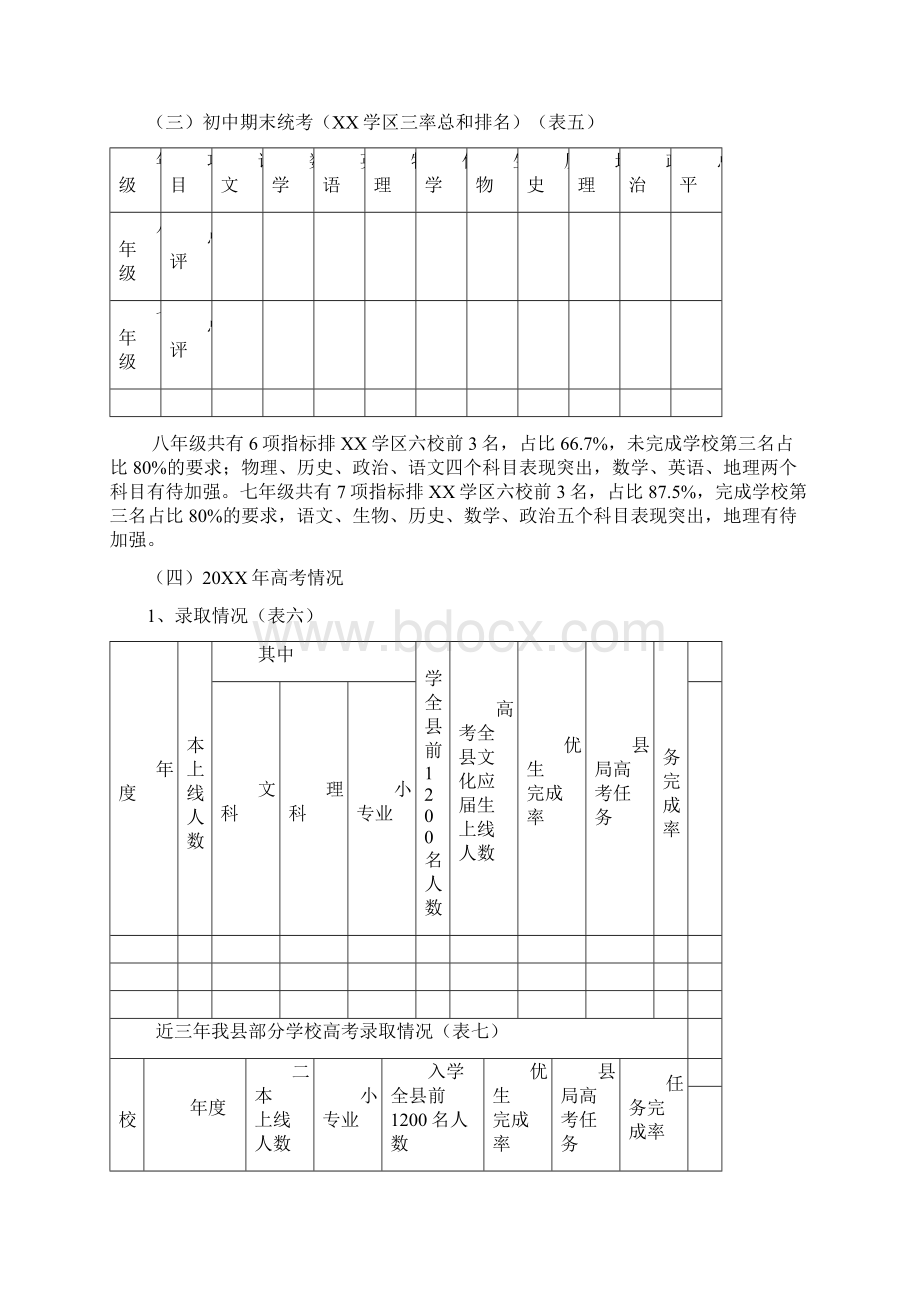 某某中学教务处教学质量讲评发言稿范文.docx_第3页