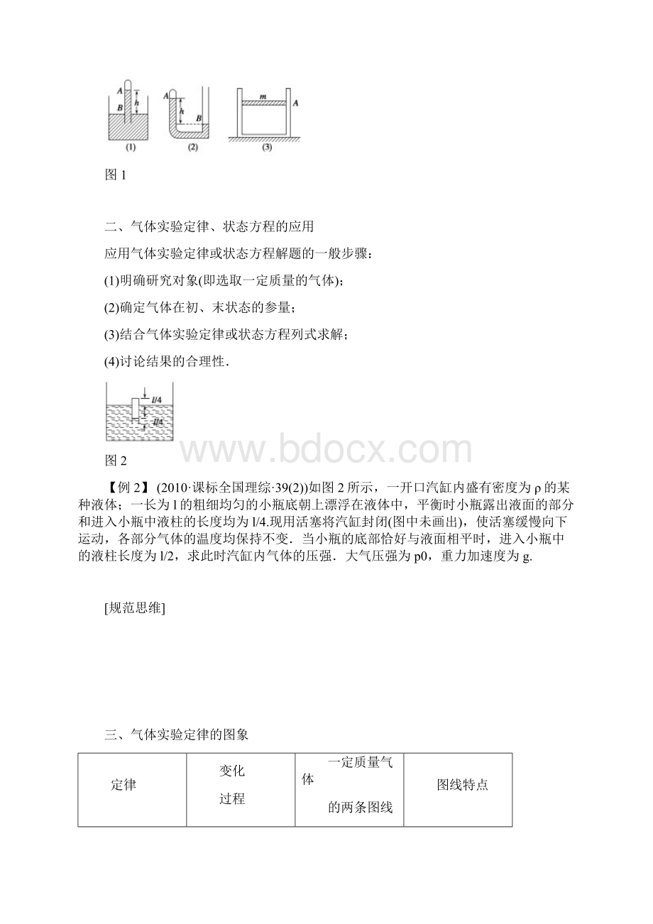 步步高高考物理大一轮 第十一章 52 固体 液体0气体学案 新人教版选修33Word格式文档下载.docx_第3页