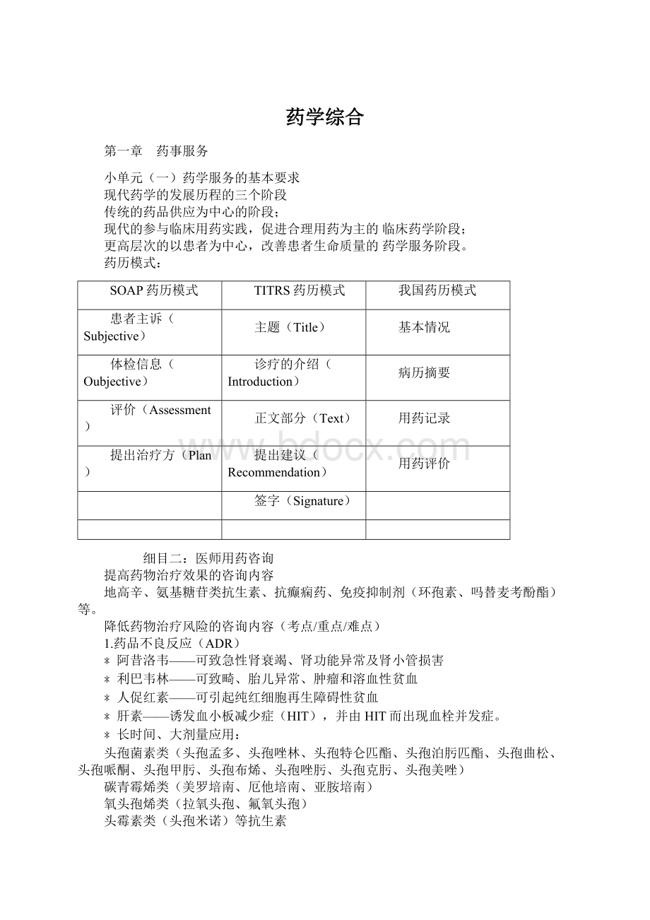 药学综合.docx_第1页