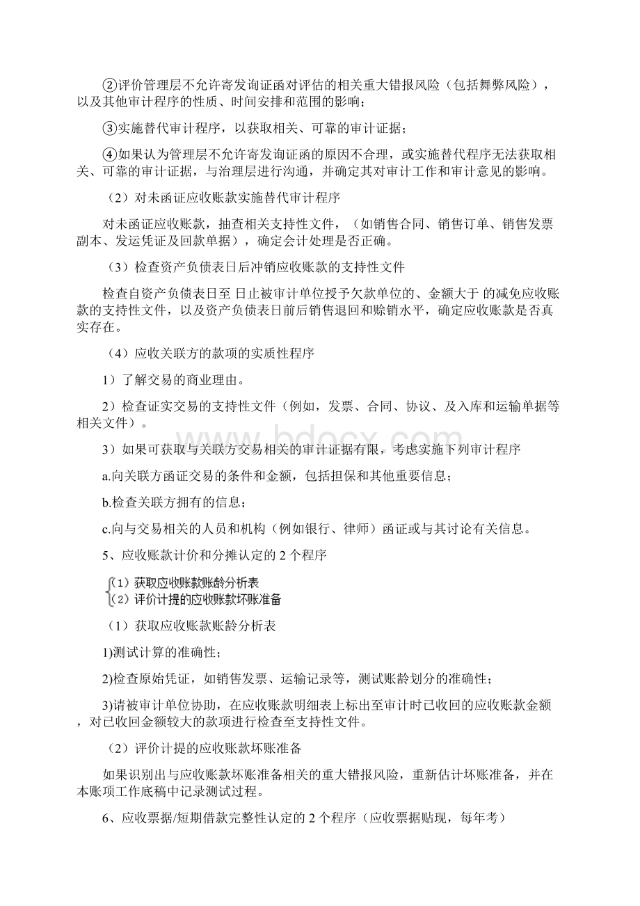 资产负债表认定项目存在完整性权利和义务计价和分Word文件下载.docx_第3页