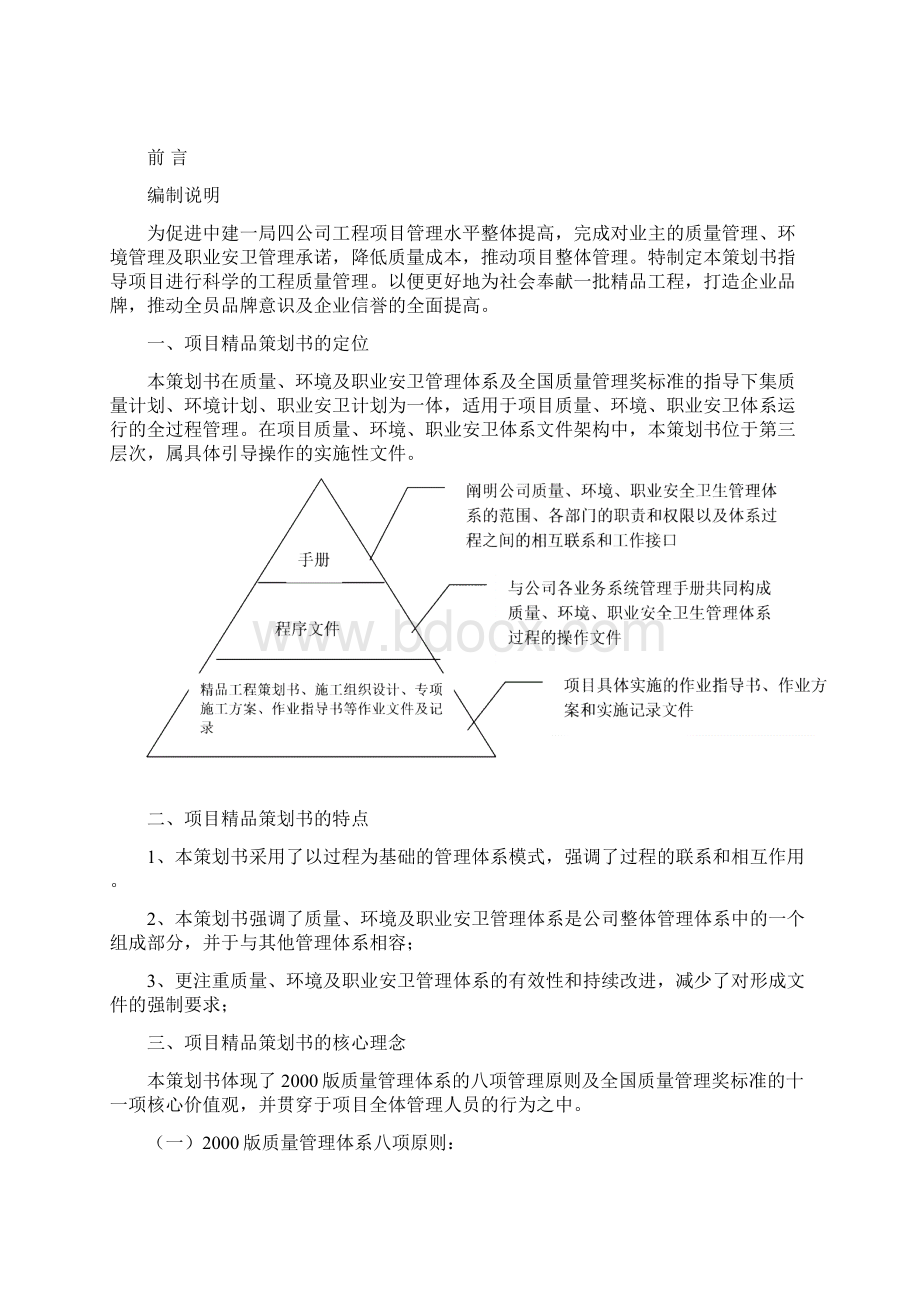 项目精品工程策划书范本1Word格式文档下载.docx_第3页