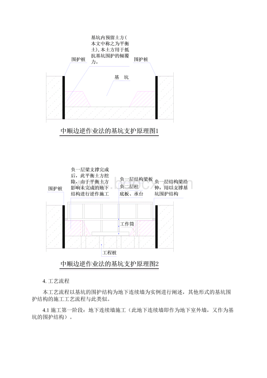 地下室中顺边逆作业法施工工法Word格式.docx_第3页