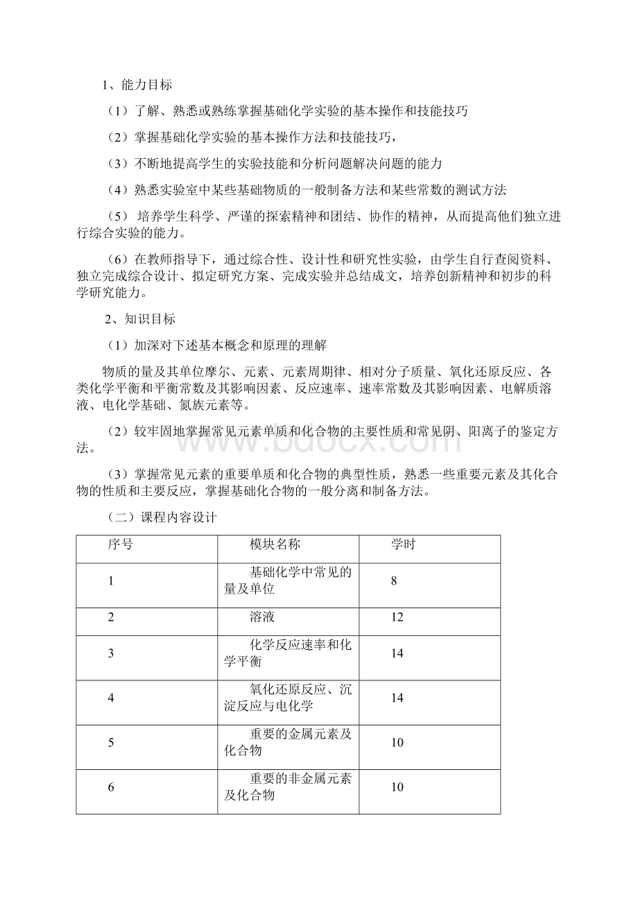 基础化学整体课程设计.docx_第2页