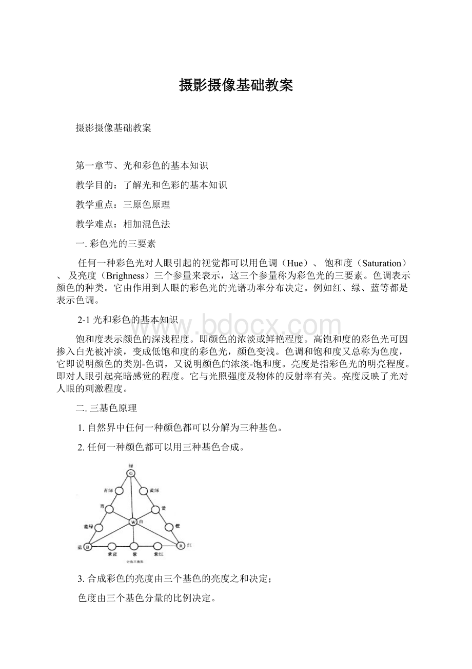 摄影摄像基础教案Word格式文档下载.docx_第1页