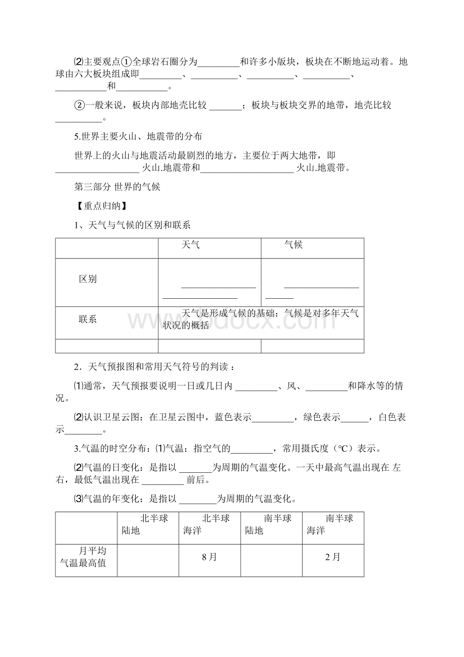 八年级地理会考资料七八年级全册复习提纲.docx_第3页