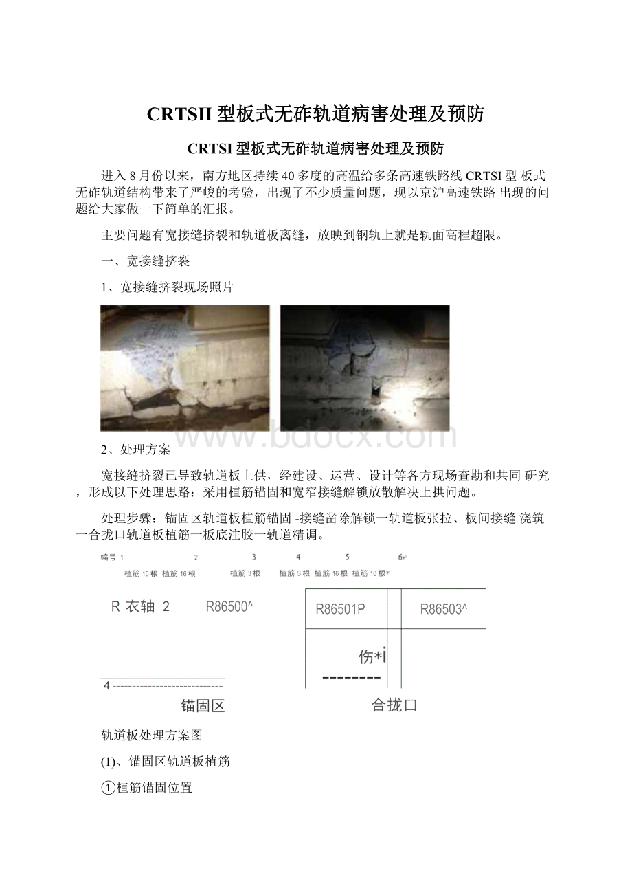 CRTSII型板式无砟轨道病害处理及预防.docx_第1页